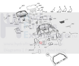 Horizon Fitness CT5.4 CT7.2 T101-04 Treadmill Exchanged Keypad Board 1000300495-hydrafitnessparts