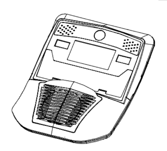 Horizon Fitness CX66 - EP180B Elliptical Display Console Assembly 080746-hydrafitnessparts