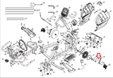 Horizon Fitness Comfort R - RB013 Stationary Bike Allen Hex Screw 1000324693-hydrafitnessparts