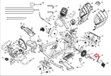 Horizon Fitness Comfort R - RB013 Stationary Bike Flywheel Transmission Shaft 1000328935-hydrafitnessparts