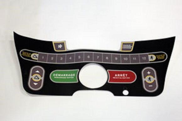 Horizon Fitness Ct9.1 TM635 Treadmill French Console Overlay 1000208557-hydrafitnessparts