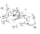 Horizon Fitness E401 - EP503 Elliptical Left Lower Link Arm 100833-hydrafitnessparts