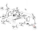 Horizon Fitness E401 - EP503 Elliptical Right Lower Link Arm 100834-hydrafitnessparts