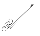 Horizon Fitness E53 - EP29E Elliptical Right Lower Link Arm 013234-ZR-hydrafitnessparts