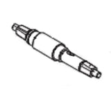 Horizon Fitness E701 - EP231 Elliptical Foot Pedal Axle Set 1000095424-hydrafitnessparts