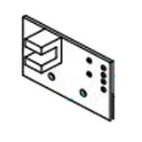 Horizon Fitness EP30B RB63 EP22 EP140 EP143 RB61C CB42C Stationary Bike ECB Plate 003511-C-hydrafitnessparts