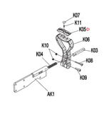 Horizon Fitness EP573D Elliptical Accessory Elevator Handle 1000114003-hydrafitnessparts
