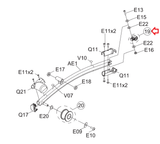 Horizon Fitness EP573D Elliptical Crank Arm Sleeve Set 1000350791 Formerly 1000229051-hydrafitnessparts