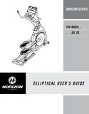 Horizon Fitness EX76 - EP199 Elliptical Owner Manual 075166-hydrafitnessparts