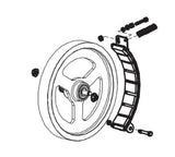 Horizon Fitness Elite R7 - RB018 Stationary Bike Flywheel Set 1000353778-hydrafitnessparts