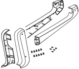 Horizon Fitness Elite R7 - RB018 Stationary Bike Rear Side Cover Set 1000353784-hydrafitnessparts