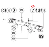 Horizon Fitness Elite R7 U7 RB018 UB Stationary Bike Spring Lock Washer 1000352814-hydrafitnessparts