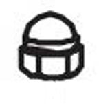 Horizon Fitness Elite R7 U7 UB RB018 Stationary Bike Cup Nut 1000352916-hydrafitnessparts