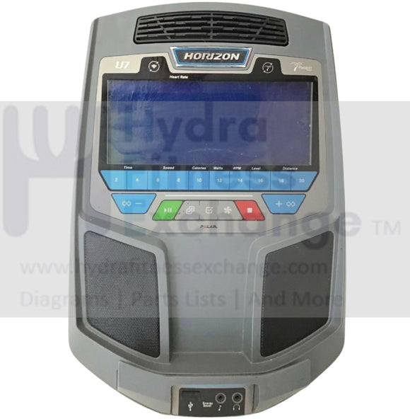 Horizon Fitness Elite U7 CB047 Upright Bike Display Console Assembly 1000353786-hydrafitnessparts