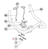 Horizon Fitness Elite U7 - UB Stationary Bike Button Head Bolt 1000352973-hydrafitnessparts