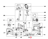 Horizon Fitness Elite U7 - UB Stationary Bike Cable Wire Set 1000353804-hydrafitnessparts