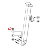 Horizon Fitness Elite U7 - UB Stationary Bike Console Mast Set 1000352984-hydrafitnessparts