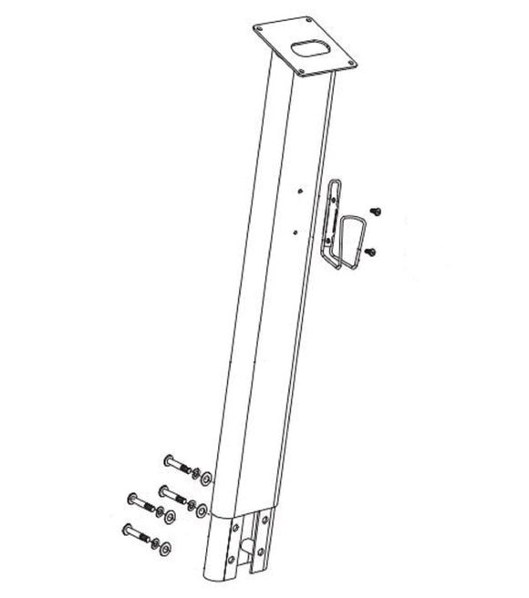 Horizon Fitness Elite U7 - UB Stationary Bike Console Mast Set 1000353788-hydrafitnessparts