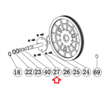 Horizon Fitness Elite U7 - UB Stationary Bike Crank Axle 1000220778-hydrafitnessparts