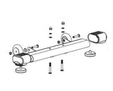 Horizon Fitness Elite U7 - UB Stationary Bike Front Foot Stabilizer Assembly 1000353792-hydrafitnessparts