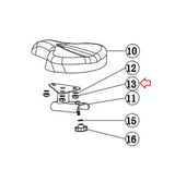 Horizon Fitness Elite U7 - UB Stationary Bike Hex Lock Nut 1000353809-hydrafitnessparts