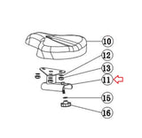 Horizon Fitness Elite U7 - UB Stationary Bike Seat Adjustable Pole Welding Set 1000352986-hydrafitnessparts