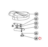 Horizon Fitness Elite U7 - UB Stationary Bike Seat Adjustment Knob 1000352987-hydrafitnessparts