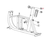 Horizon Fitness Elite U7 - UB Stationary Bike Seat Adjustment Knob 1000353002-hydrafitnessparts