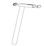 Horizon Fitness Elite U7 - UB Stationary Bike Seat Post Set 1000353805-hydrafitnessparts