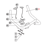 Horizon Fitness Elite U7 - UB Stationary Bike Self Tapping Screw 1000352978-hydrafitnessparts