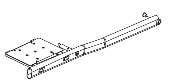 Horizon Fitness Evolve 3-02 - EP583B Elliptical Right Pedal Link Arm 1000363713-hydrafitnessparts