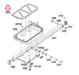 Horizon Fitness Evolve 5 - EP584 Elliptical Right Foot silicone Pad 1000331362-hydrafitnessparts