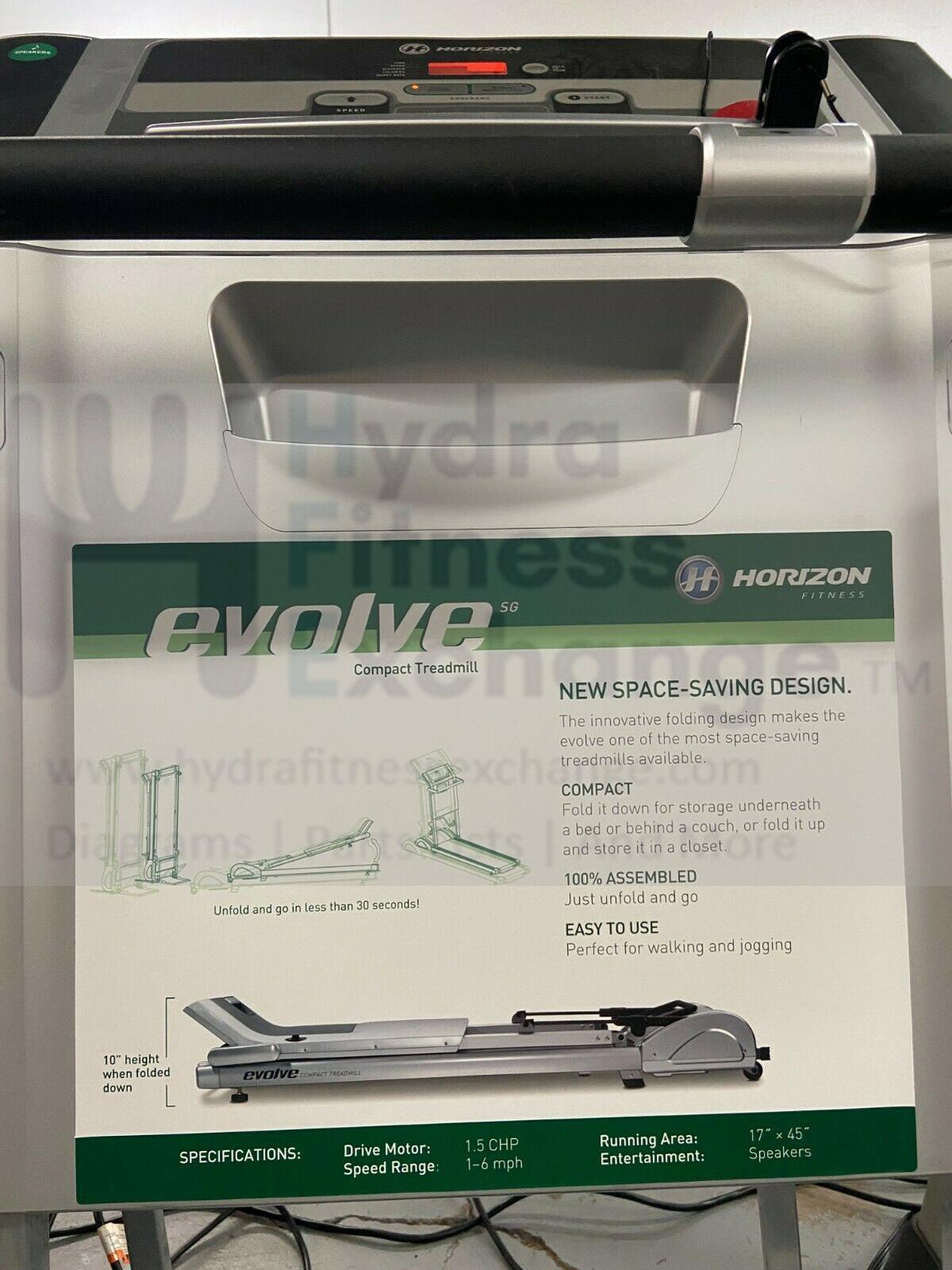 Horizon Fitness Evolve 611T Compact Folding Treadmill