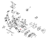 Horizon Fitness FC50 FC51 Stationary Bike Crank Arm End Cap 1000469840-hydrafitnessparts