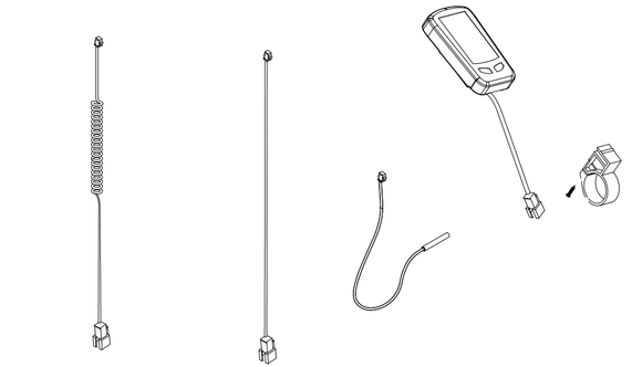 Horizon Fitness IC7.9 - FC062 Stationary Bike Console Set Assembly 1000442989-hydrafitnessparts