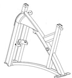 Horizon Fitness IC7.9 - FC062 Stationary Bike Frame Assembly 1000442968-hydrafitnessparts