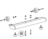 Horizon Fitness IC7.9 - FC062 Stationary Bike Front Foot Stabilizer Assembly 1000414006-hydrafitnessparts