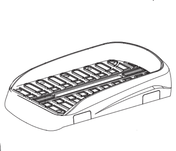 Horizon Fitness Livestrong EP573D EP559C EP573C Elliptical Left Foot Pedal Pad 1000232133-hydrafitnessparts
