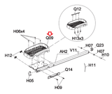 Horizon Fitness Livestrong EP573D EP559C EP573C Elliptical Right Foot Pedal Pad 1000232134-hydrafitnessparts