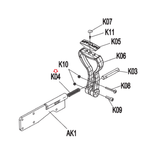 Horizon Fitness Livestrong Elliptical Compress Spring 2.2x14.2x63mmx13N 65Mn 1000114002-hydrafitnessparts