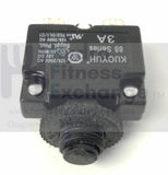 Horizon Fitness Livestrong Elliptical Power Entry Circuit Breaker 3A 063270-A-hydrafitnessparts