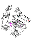 Horizon Fitness Livestrong Treadmill Rear Idler Roller 1000108449-hydrafitnessparts