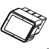 Horizon Fitness Oxford 5 - AR50B Rower Guide Rail Rear Decorate Cover 1000309458-hydrafitnessparts