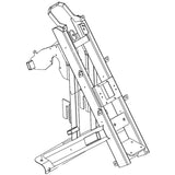 Horizon Fitness Oxford 6 - AR53 Rower Black Matt Frame Welding Set 1000409178-hydrafitnessparts