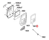 Horizon Fitness Oxford 6 - AR53 Rower Display Console Overlay 1000409336-hydrafitnessparts