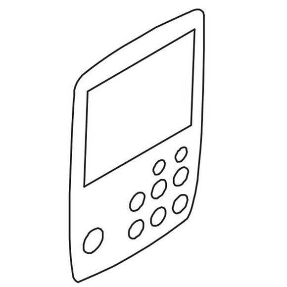 Horizon Fitness Oxford 6 - AR53 Rower Display Console Overlay 1000409336-hydrafitnessparts