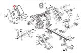 Horizon Fitness Oxford 6 - AR53 Rower Left Frame Cover 1000414845-hydrafitnessparts