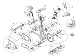 Horizon Fitness P8000 - FC16B Stationary Bike Flywheel with Axle Set 081773-hydrafitnessparts