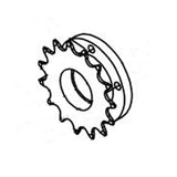 Horizon Fitness P8000 - FC16B Stationary Bike Gear Set 72x27.4L 080351-hydrafitnessparts