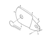 Horizon Fitness P8000 - FC16B Stationary Bike Right Side Cover 093768-hydrafitnessparts